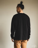 orSlow Waffle Long Sleeve T-Shirt - Black