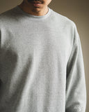 orSlow Waffle Long Sleeve T-Shirt - Heather Grey