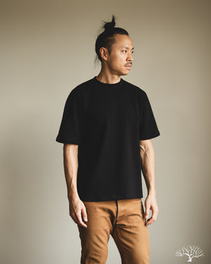 roughlow soft flare tee ブラック orSlow - Waffle T-Shirt - Black – Withered Fig