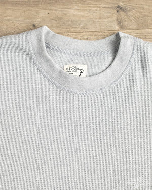 orSlow - Waffle T-Shirt - Heather Gray – Withered Fig