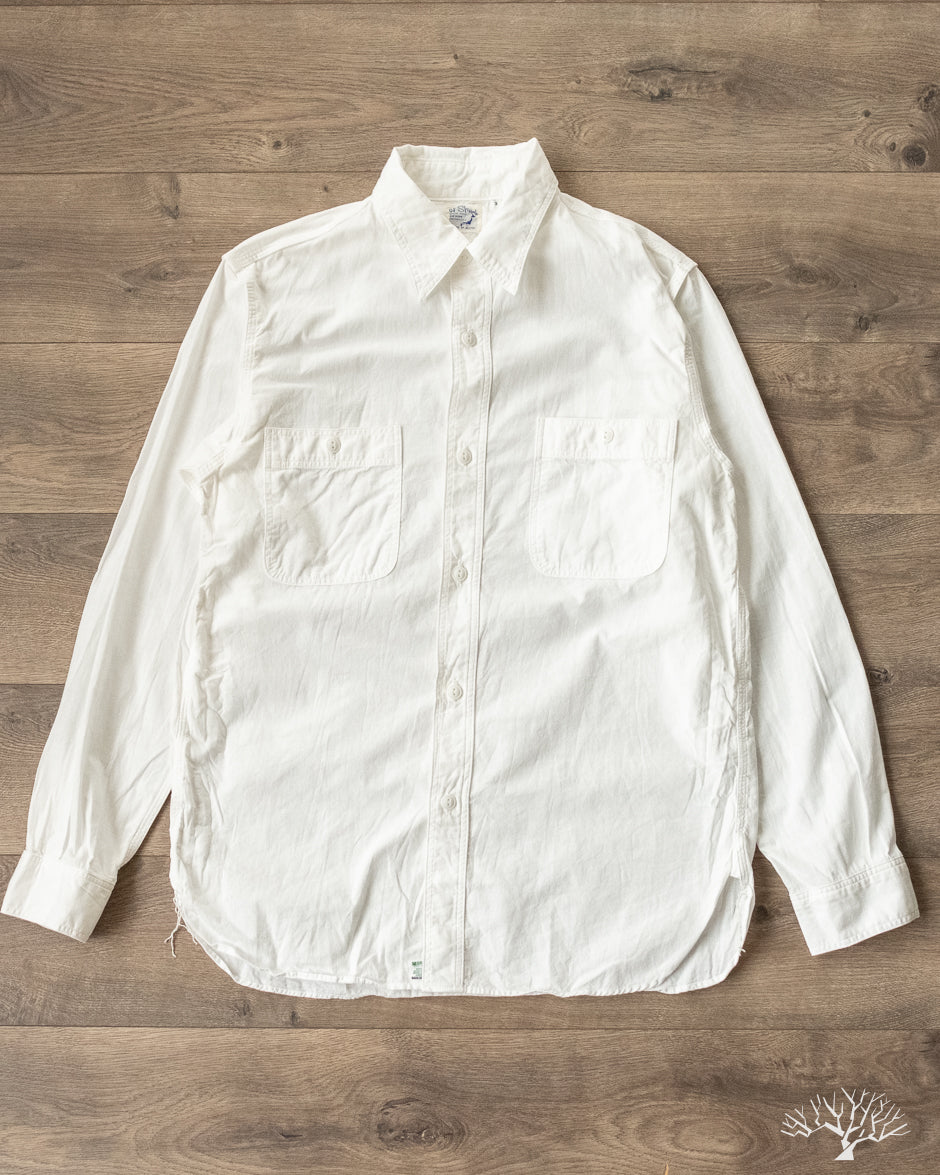 orSlow White Chambray Work Shirt