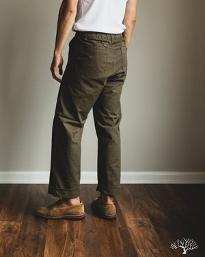 orSlow - Wide Fit French Work Pants - Army Green – Withered Fig