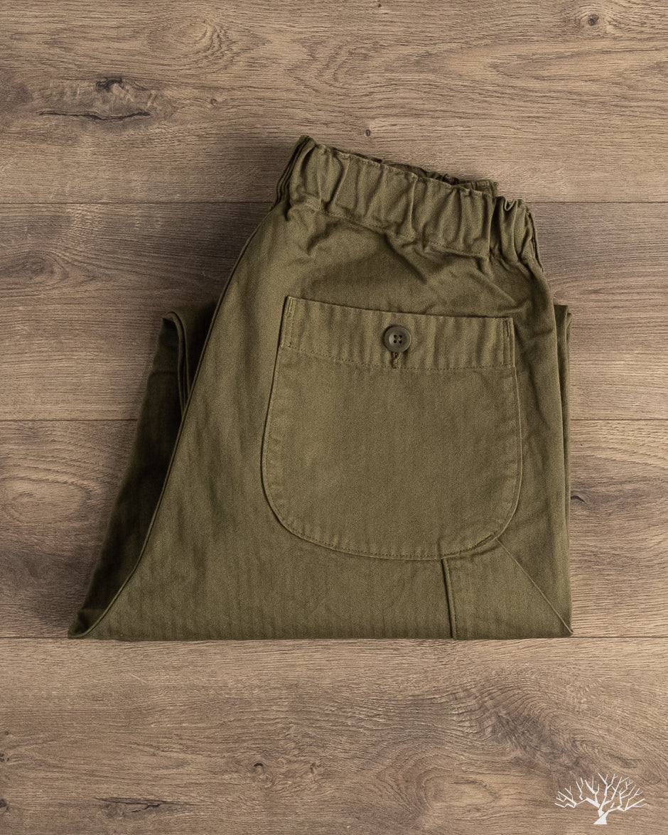 orSlow - Wide Fit French Work Pants - Army Green – Withered Fig