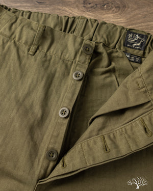 orSlow - Wide Fit French Work Pants - Army Green – Withered Fig