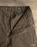 orSlow Wide Fit French Work Pants - Coffee Brown