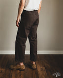 orSlow Wide Fit French Work Pants - Coffee Brown