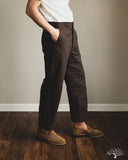 orSlow Wide Fit French Work Pants - Coffee Brown