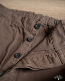 orSlow Wide Fit French Work Pants - Coffee Brown
