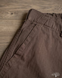 orSlow Wide Fit French Work Pants - Coffee Brown