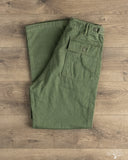 orSlow Women's High Waist Fatigue Pants - Green