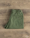 orSlow Women's High Waist Fatigue Pants - Green