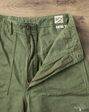 orSlow Women's High Waist Fatigue Pants - Green