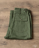 orSlow Women's High Waist Fatigue Pants - Green