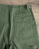 orSlow Women's High Waist Fatigue Pants - Green