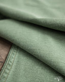 orSlow Women's Short Length Fatigue Pants - Green Used Wash