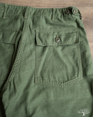 orSlow - Women's Short Length Fatigue Pants - Green – Withered Fig