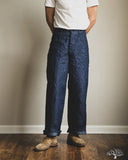 orSlow WWII U.S. Navy Utility Linen Denim Pants - One Wash