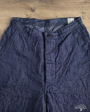 orSlow WWII U.S. Navy Utility Linen Denim Pants - One Wash