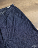 orSlow WWII U.S. Navy Utility Linen Denim Pants - One Wash