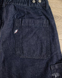 Pure Blue Japan 10oz Double Pocket Worker Shorts - Dark Indigo