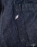 Pure Blue Japan 10oz Double Pocket Worker Shorts - Dark Indigo