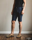 Pure Blue Japan 10oz Double Pocket Worker Shorts - Dark Indigo