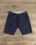 Pure Blue Japan 10oz Double Pocket Worker Shorts - Dark Indigo