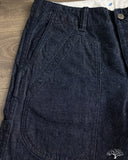 Pure Blue Japan 10oz Double Pocket Worker Shorts - Dark Indigo