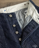Pure Blue Japan 10oz Double Pocket Worker Shorts - Dark Indigo