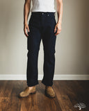 Pure Blue Japan 1178-ID Woven Sashiko 5 Pockets Pants Regular Fit - Indigo x Black