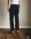 Pure Blue Japan 1178-ID Woven Sashiko 5 Pockets Pants Regular Fit - Indigo x Black