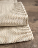 Pure Blue Japan 1178-IV Woven Sashiko 5 Pockets Pants Regular Fit - Ivory x Beige