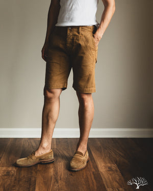 Pure Blue Japan - 1179-CA Sulfur Dyed Herringbone Work Shorts
