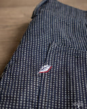 Pure Blue Japan 1180-2 Stitch Stripe Comfortable Shorts - Indigo x Thin Stripe