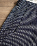 Pure Blue Japan 1180-2 Stitch Stripe Comfortable Shorts - Indigo x Thin Stripe