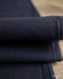 Pure Blue Japan 1185-NV Back Satin Sulfur Yarn-Dye Trousers - Navy x Black