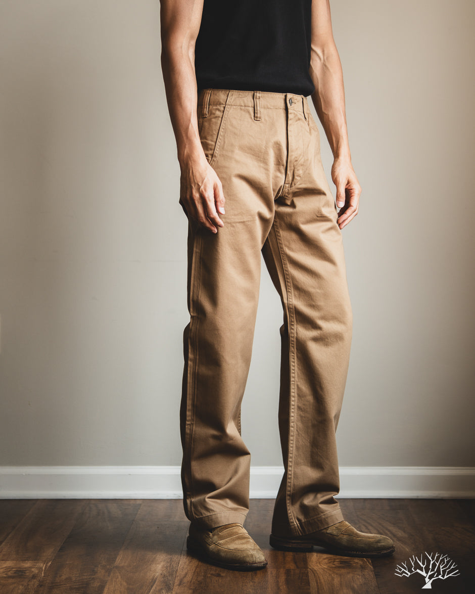 Pure Blue Japan - 1192-DCA Wide Fit Dry Touch Chino Trousers