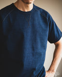 Pure Blue Japan 11oz Super Heavyweight Jersey Raglan T-Shirt - Indigo