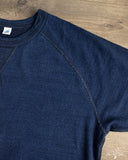 Pure Blue Japan 11oz Super Heavyweight Jersey Raglan T-Shirt - Indigo