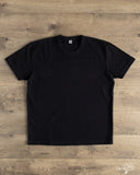 Pure Blue Japan 11oz Super Heavyweight Jersey T-Shirt - Indigo Overdyed Black