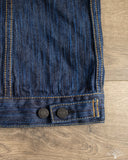 14.5oz Waterfall Type 2 Denim Jacket - Dark