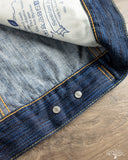 14.5oz Waterfall Type 2 Denim Jacket - Dark