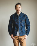 14.5oz Waterfall Type 2 Denim Jacket - Dark