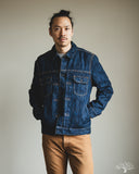 14.5oz Waterfall Type 2 Denim Jacket - Dark
