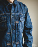 14.5oz Waterfall Type 2 Denim Jacket - Dark