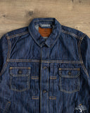 14.5oz Waterfall Type 2 Denim Jacket - Dark