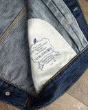 14.5oz Waterfall Type 2 Denim Jacket - Dark