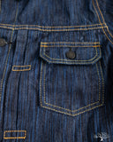14.5oz Waterfall Type 2 Denim Jacket - Dark