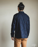 Jacquard Boro Patchwork Shirt - Double Indigo