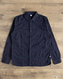 Jacquard Boro Patchwork Shirt - Double Indigo